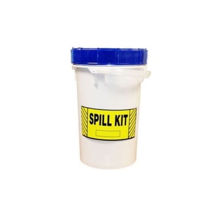 Absorbents Midwest Oil Only 6.5 Gallon Bucket Spill Kit 16330